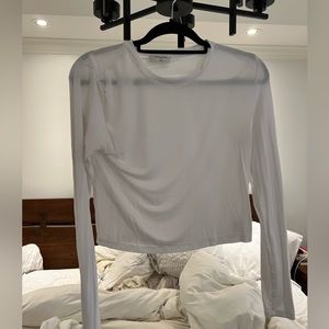 Babaton white long sleeve